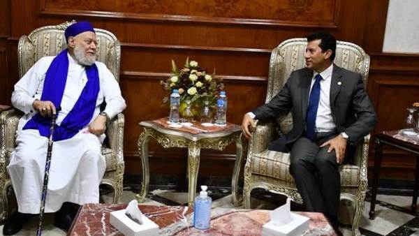وزير الشباب والرياضة والدكتور علي جمعة