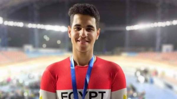 لاعب منتخب مصر للدراجات