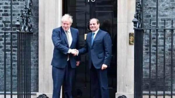الرئيس السيسي ورئيس وزراء بريطانيا