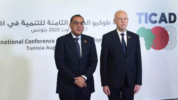 الرئيس التونسي ورئيس مجلس الوزراء المصري