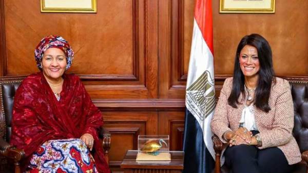 وزيرة التعاون الدولي ونائب الأمين العام للأمم المتحدة