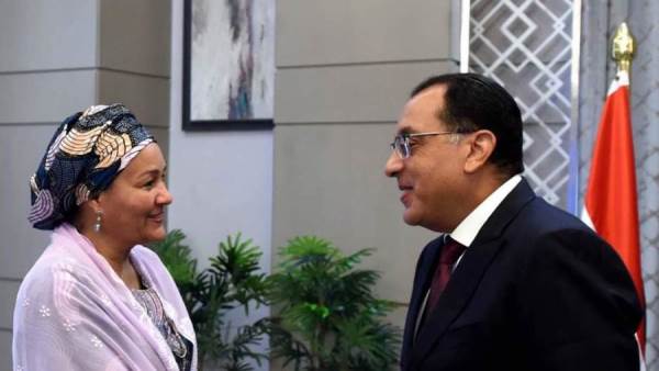 مدبولي ونائبة الأمين العام للأمم المتحدة