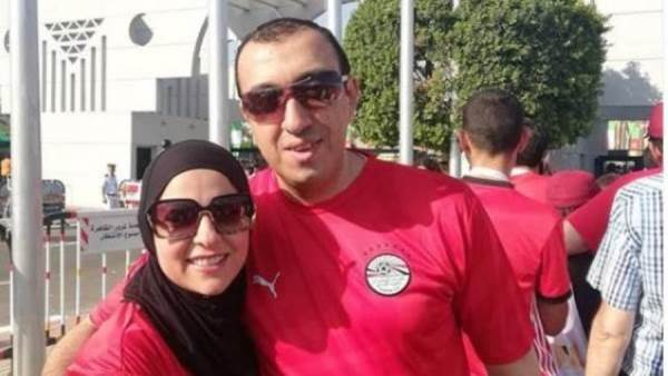 الاعلامية دعاء فاروق وزوجها