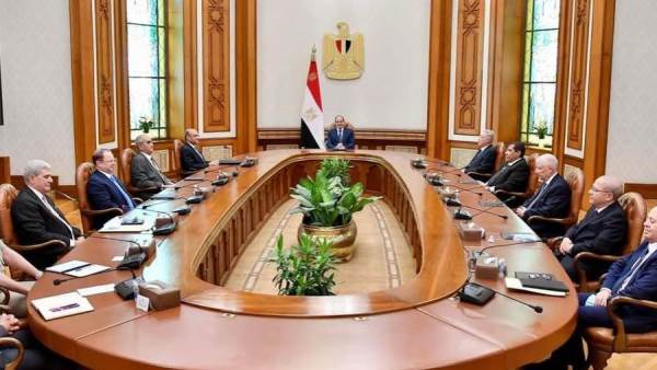 اجتماع الرئيس السيسي مع أعضاء الهيئات القضائية