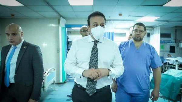 زيارة وزير الصحة لمستشفى بولاق الدكرور
