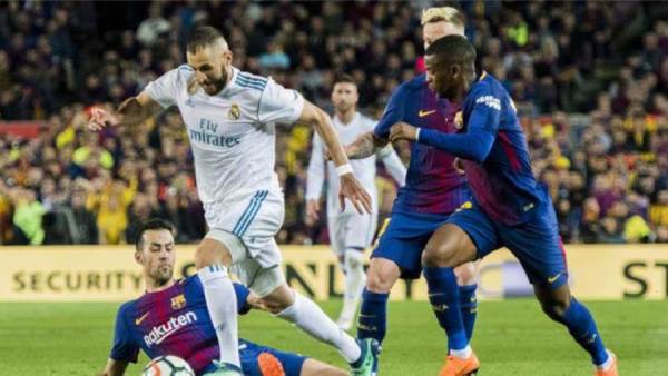 موعد مباراة برشلونة وريال مدريد