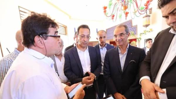 تفقد وزير الاتصالات لمدينة شرم الشيخ
