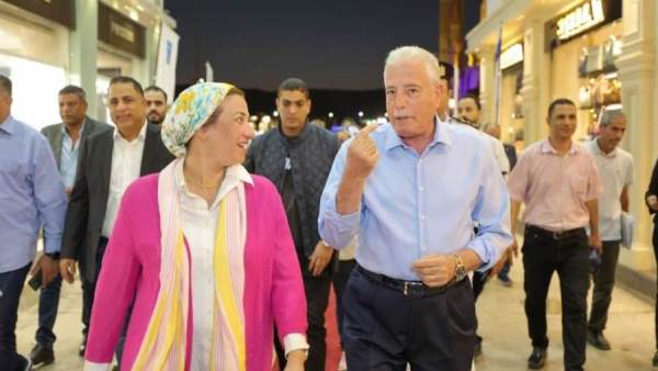 وزيرة البيئة ومحافظ جنوب سيناء
