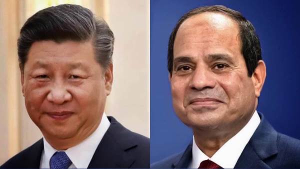 رئيس مصر ونظيره الصيني