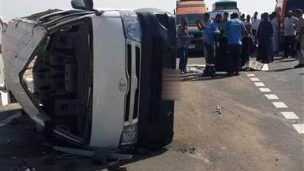 10 ضحايا بحادث الدقهلية المرورى جميعهم من أسرة واحدة