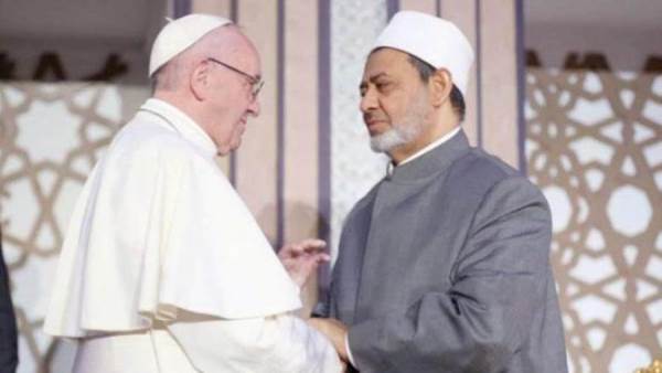 شيخ الأزهر وبابا الفاتيكان