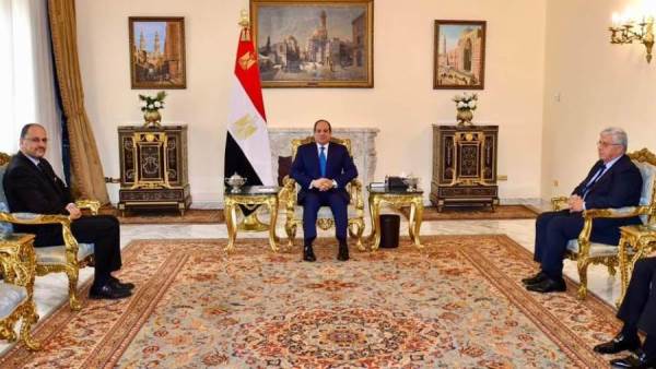 الرئيس السيسي وعميد الوكالة الجامعية للفرانكفونية