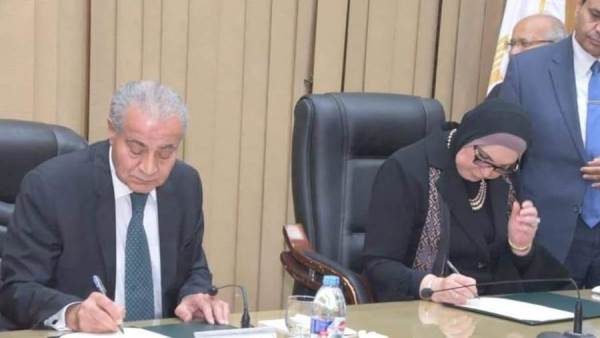 التموين توقع بروتوكول تعاون مع جهاز تنمية المشروعات الصغيرة