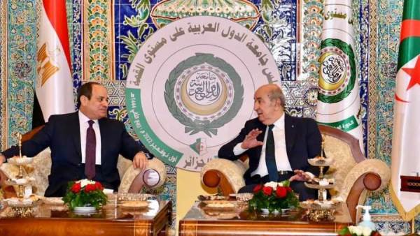 الرئيس السيسي ونظيره الجزائري