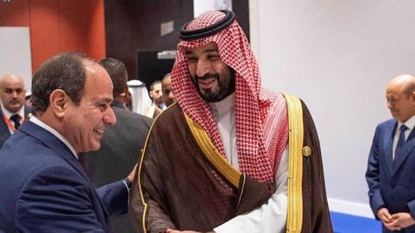 الرئيس السيسي وولي عهد المملكة العربية السعودية