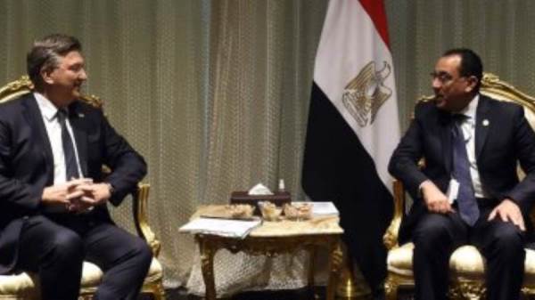 رئيس مجلس الوزراء المصري ورئيس وزراء كرواتيا