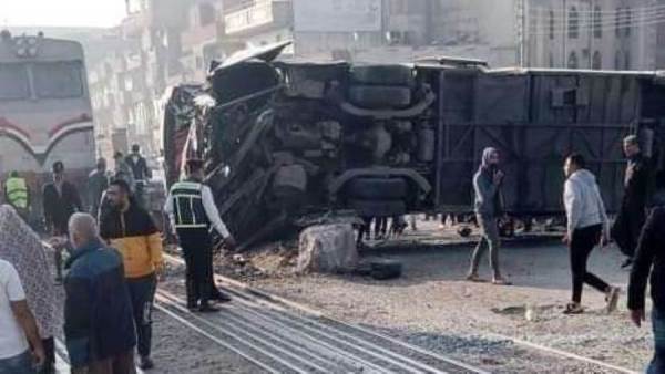 حادث قطار بالشرقية