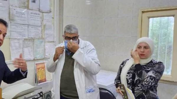 جزء من زيارة وزير الصحة