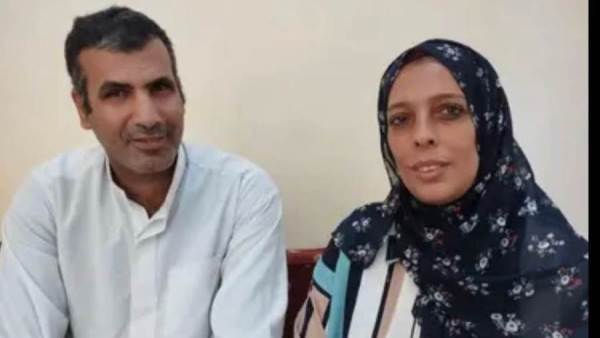 هبة عطية إبراهيم وزوجها