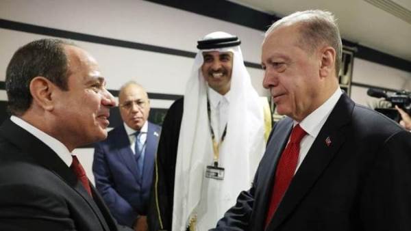 الرئيس السيسي ورئيس تركيا