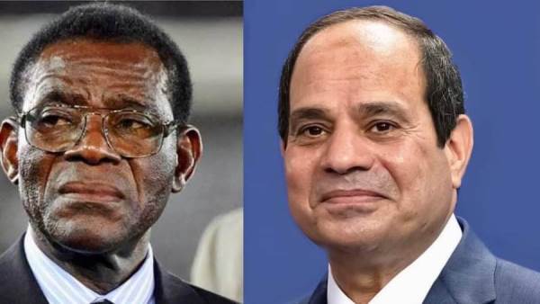 الرئيس السيسي ورئيس غينيا الاستوائية