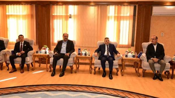 أسامة ربيع في لقاءه بوفد سفراء دول أمريكا اللاتينية