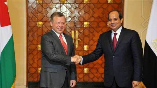 الرئيس السيسي وملك الأردن