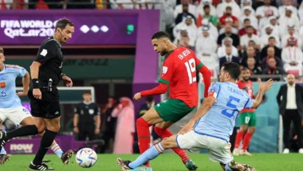 مباراة المغرب وأسبانيا