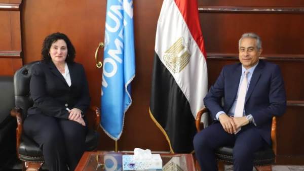 وزير القوى العاملة وممثلة هيئة الأمم المتحدة