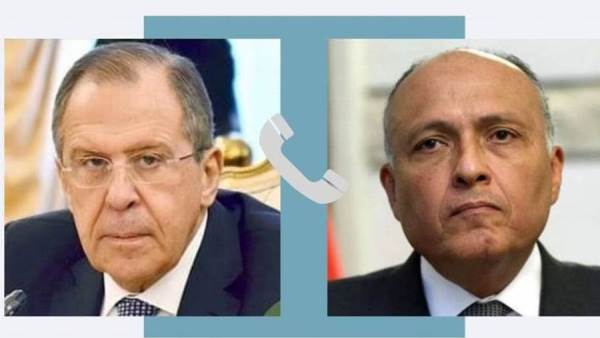 وزير الخارجية ونظيره الروسي