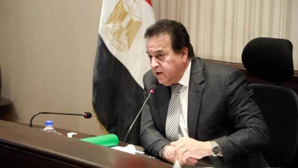 الدكتور خالد عبدالغفار وزير الصحة والسكان