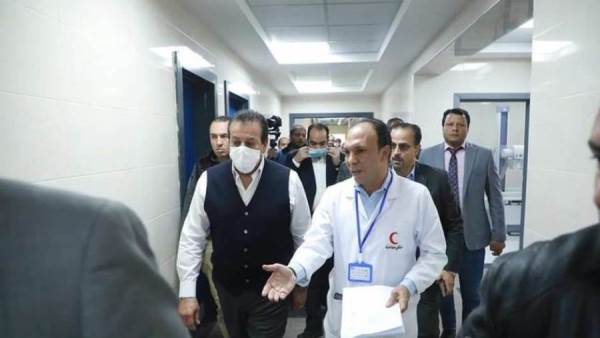 جولة وزير الصحة بمستشفى منوف العام