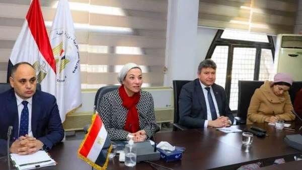 اجتماع وزيرة البيئة مع محافظ جنوب سيناء