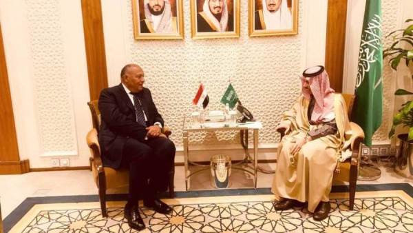 وزراء خارجية مصر والسعودية