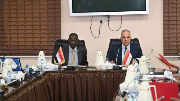 وزيرا الرى المصرى والسودانى