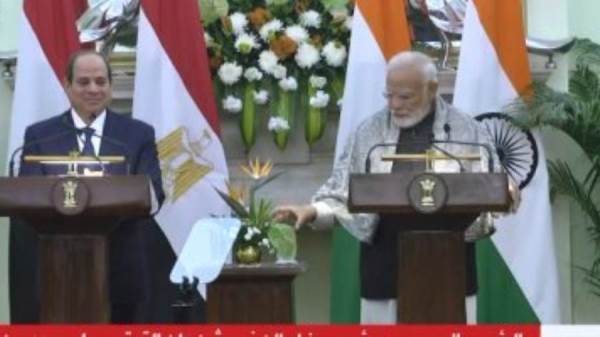 السيسي ورئيس وزراء الهند