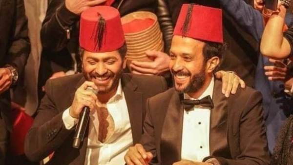 تامر حسني وأحمد عصام