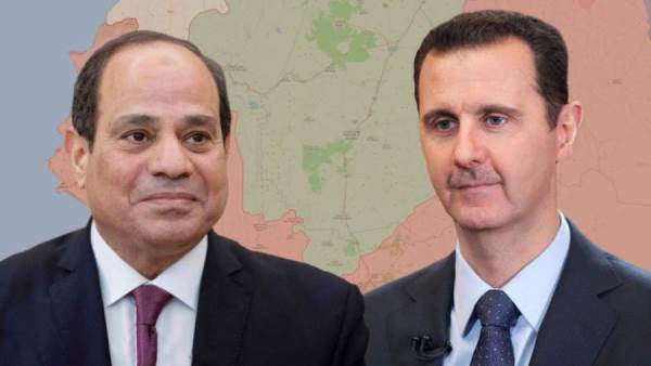 الرئيس السيسي وبشار الأسد