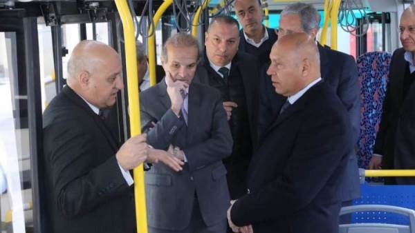 جزء من زيارة وزير النقل