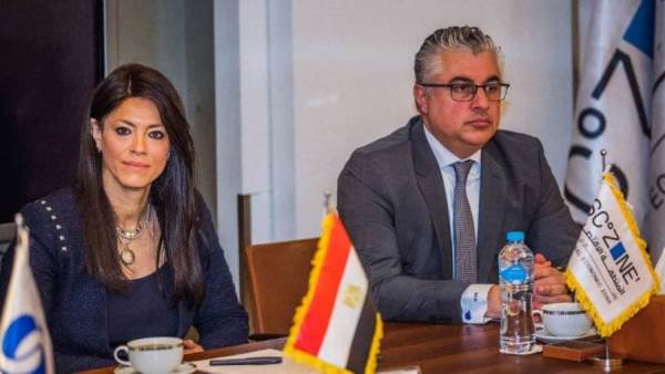 وزيرة التعاون الدولى ورئيس اقتصادية قناة السويس