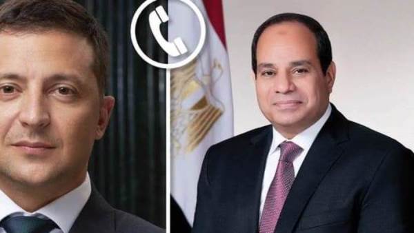 الرئيس السيسي ونظيره الأوكراني