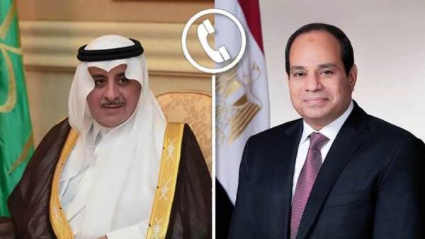 الرئيس السيسي وأمير منطقة تبوك