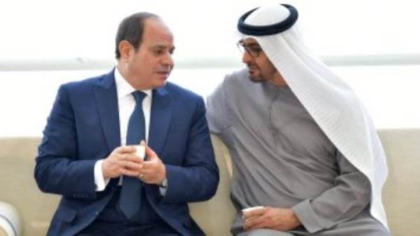 الرئيس السيسي وملك الأمارات