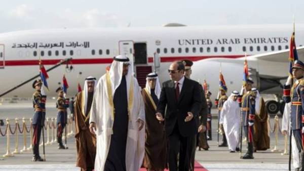 الرئيس السيسي ونظيره الإماراتي