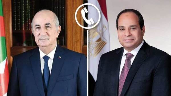 الرئيس السيسي ونظيره الجزائري