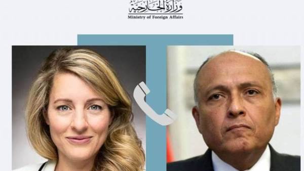 سامح شكري ووزيرة خارجية كندا