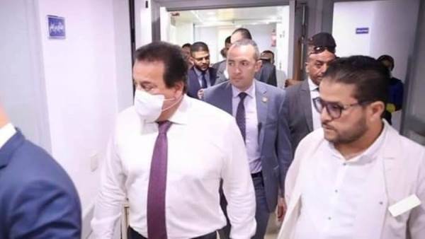 جزء من جولة وزير الصحة