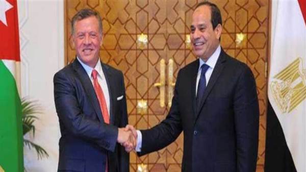 الرئيس السيسي وملك الأردن