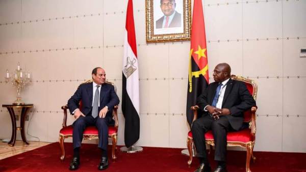 أثناء زيارة الرئيس لانجولا