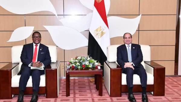 الرئيس السيسي ونظيره المالاوي